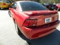 2001 Laser Red Metallic Ford Mustang V6 Coupe  photo #12