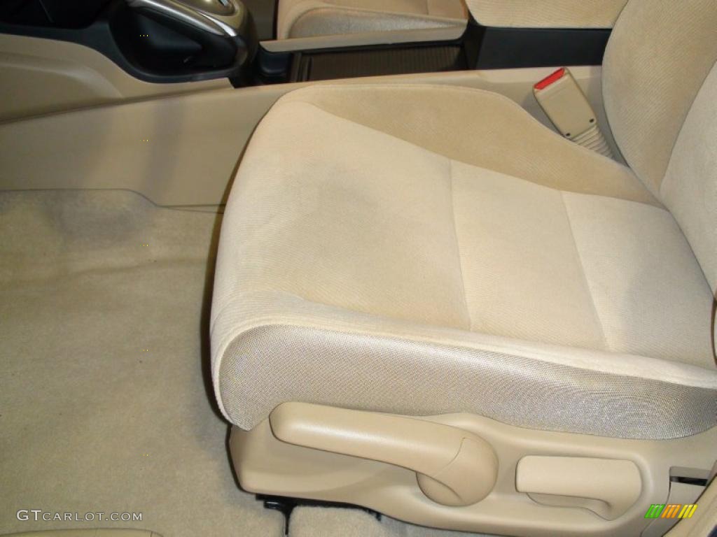 2008 Civic EX Sedan - Tango Red Pearl / Ivory photo #12