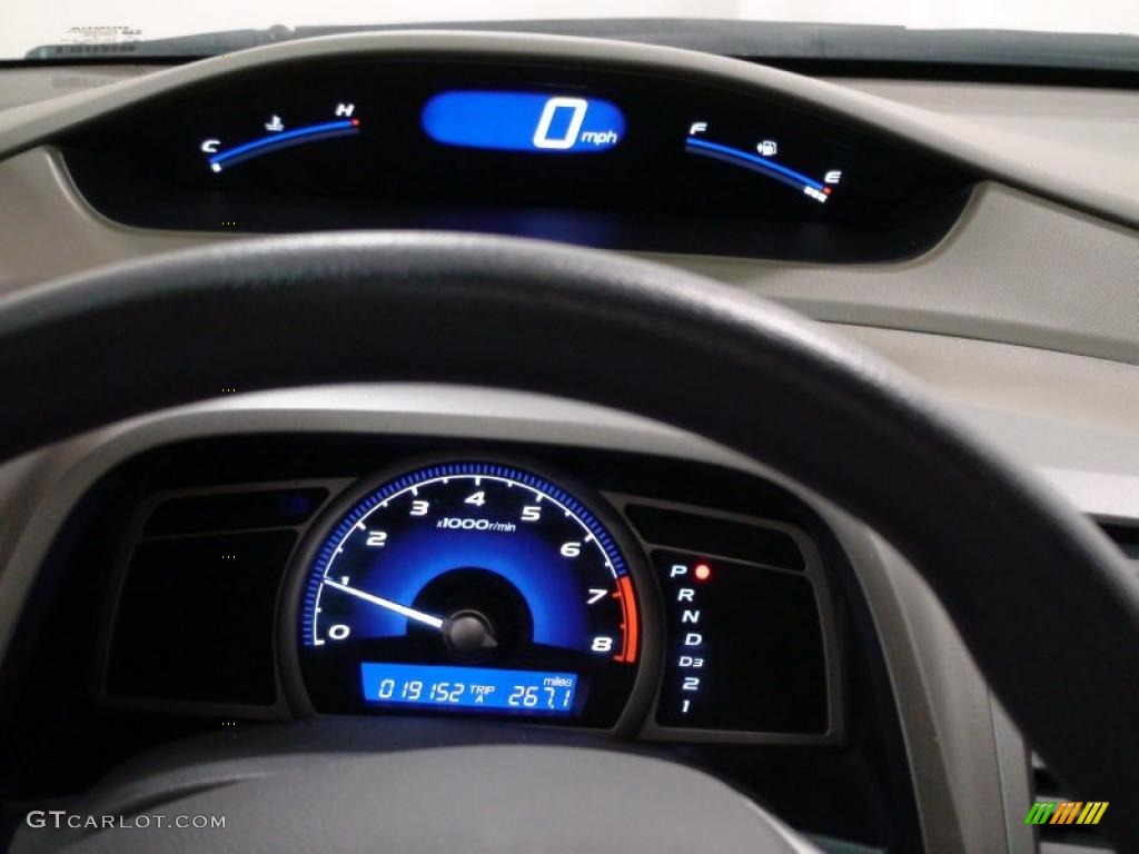 2008 Civic EX Sedan - Tango Red Pearl / Ivory photo #15