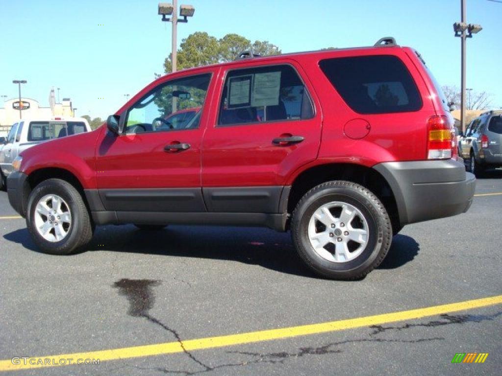 2006 Escape XLT V6 - Redfire Metallic / Medium/Dark Flint photo #3