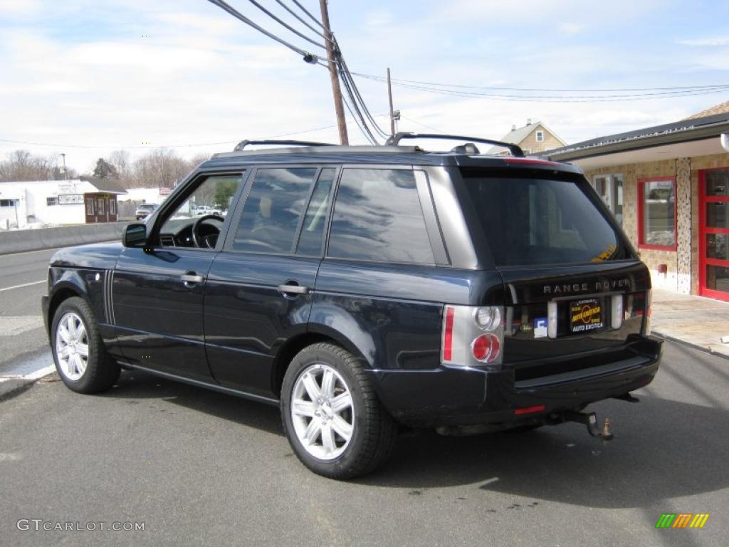 2006 Range Rover HSE - Buckingham Blue Metallic / Sand/Jet photo #4