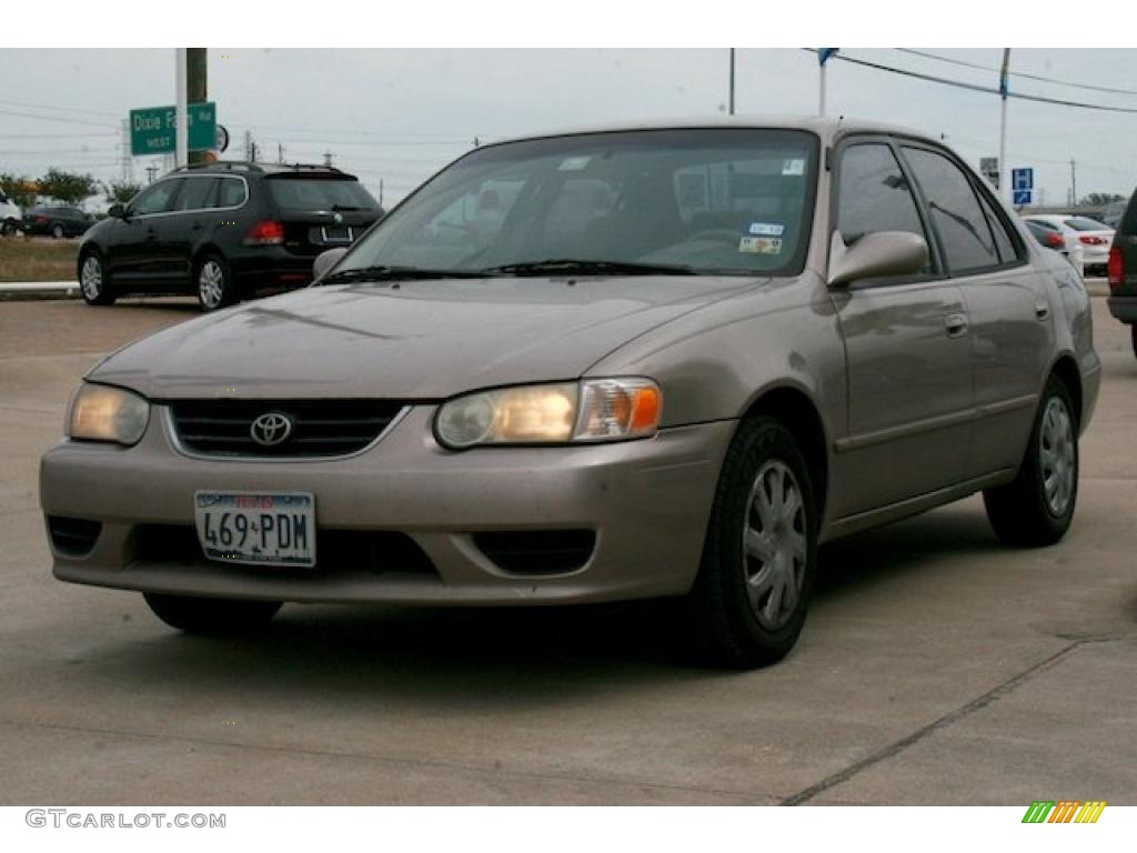 2002 Corolla LE - Sandrift Metallic / Pebble Beige photo #11