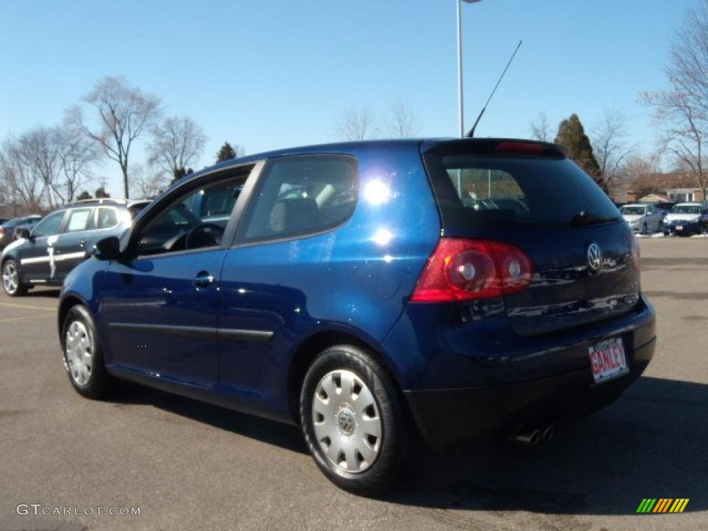 2006 Rabbit 2 Door - Shadow Blue Metallic / Anthracite photo #3