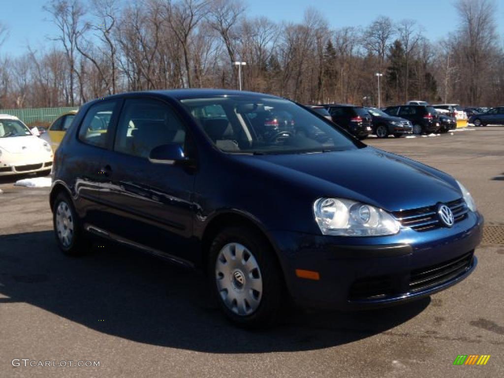 2006 Rabbit 2 Door - Shadow Blue Metallic / Anthracite photo #7