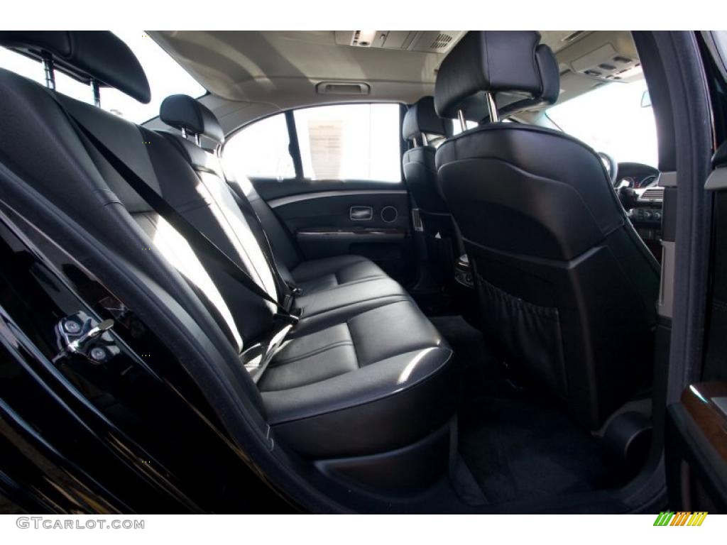 2007 7 Series 750i Sedan - Jet Black / Black photo #11