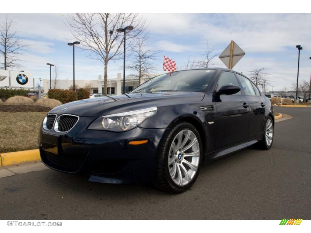 2008 M5 Sedan - Monaco Blue Metallic / Black photo #2