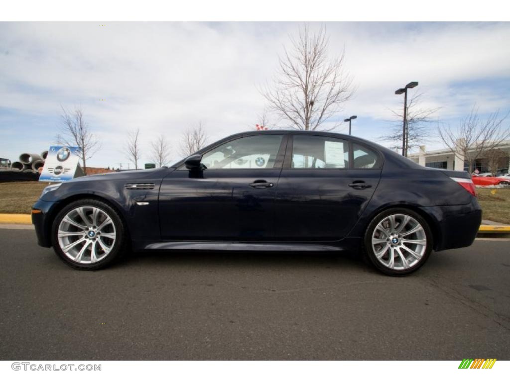 2008 M5 Sedan - Monaco Blue Metallic / Black photo #3