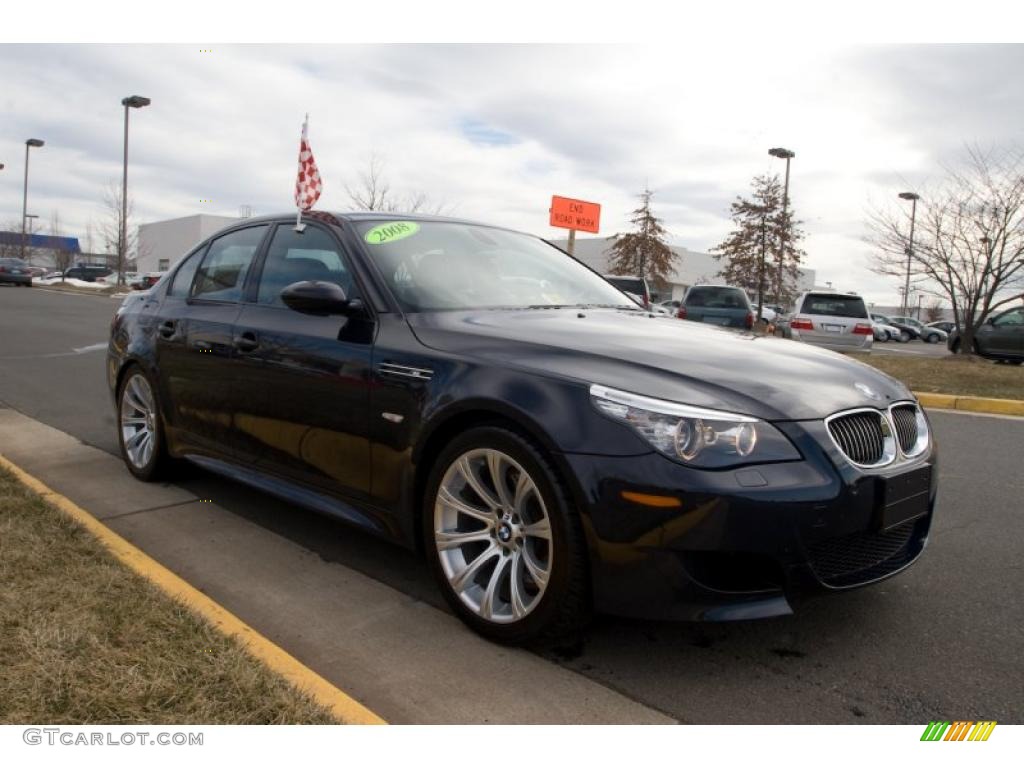 2008 M5 Sedan - Monaco Blue Metallic / Black photo #8