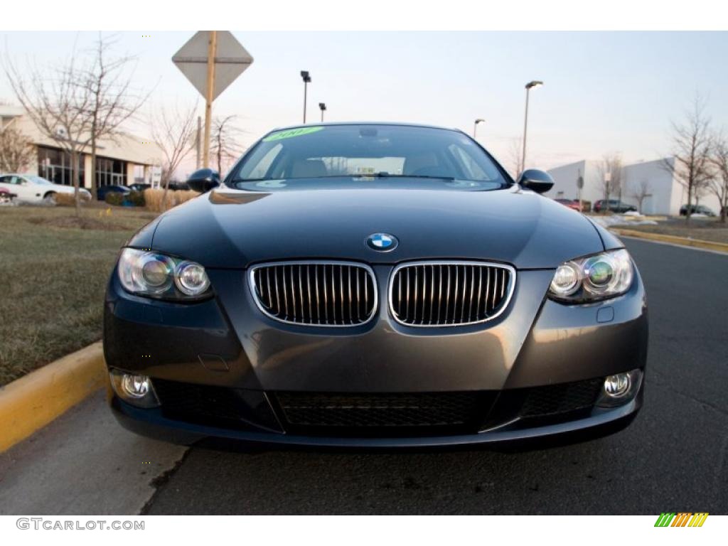 2007 3 Series 328xi Coupe - Sparkling Graphite Metallic / Grey photo #1