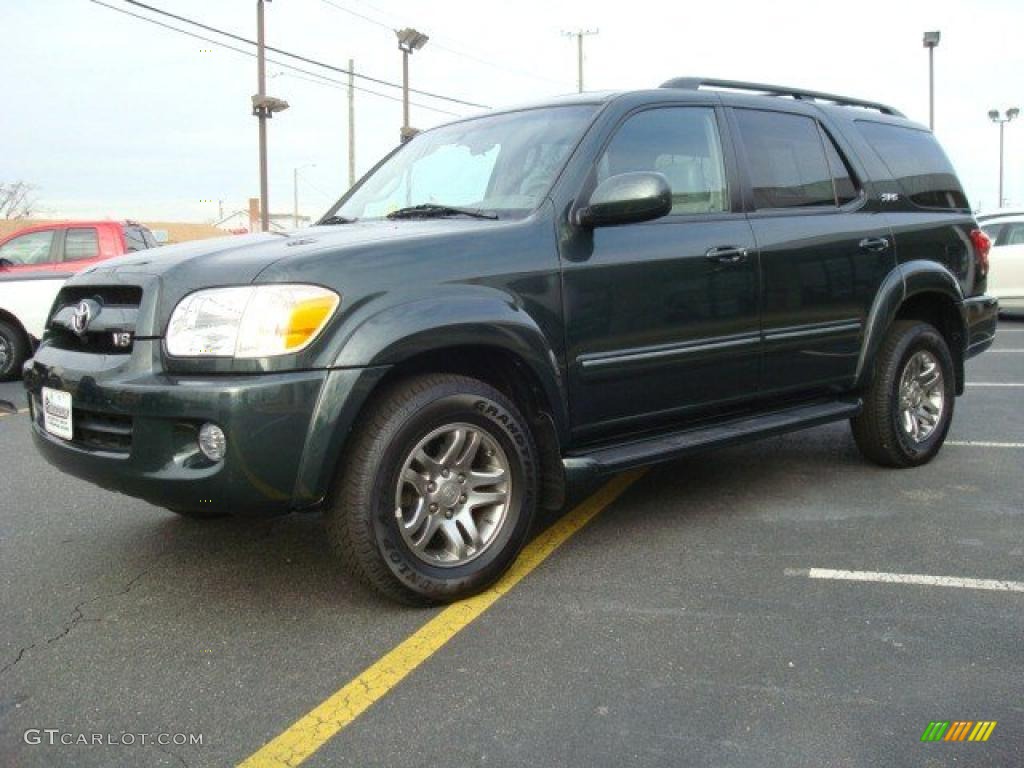 2007 Sequoia SR5 - Timberland Mica / Taupe photo #2
