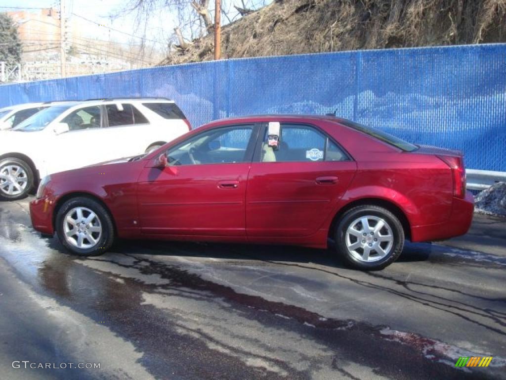 2007 CTS Sedan - Infrared / Cashmere photo #2