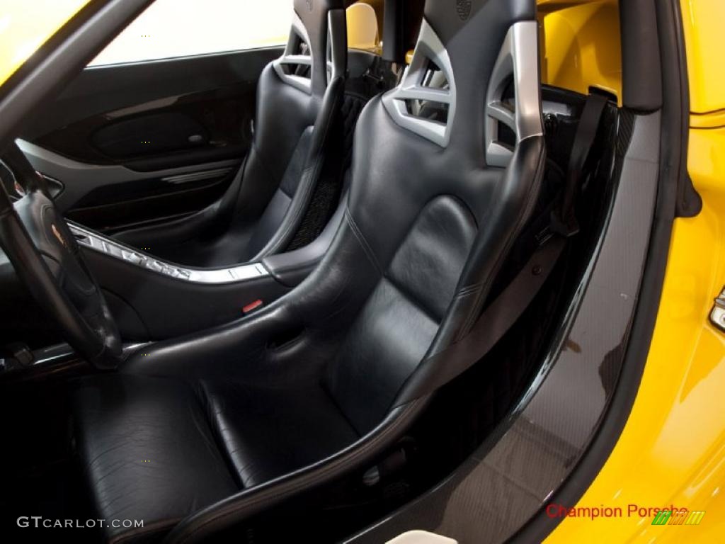 Dark Grey Natural Leather Interior 2005 Porsche Carrera GT Standard Carrera GT Model Photo #26756926