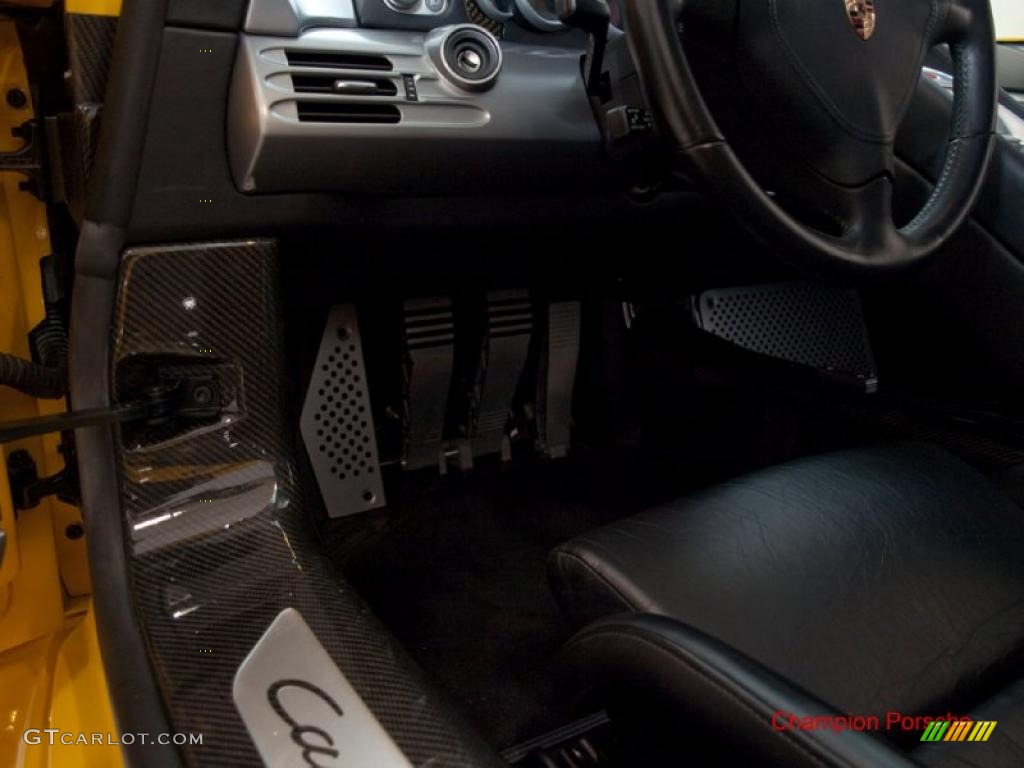 2005 Carrera GT  - Fayence Yellow / Dark Grey Natural Leather photo #26