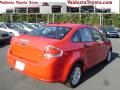 2008 Vermillion Red Ford Focus SE Sedan  photo #3