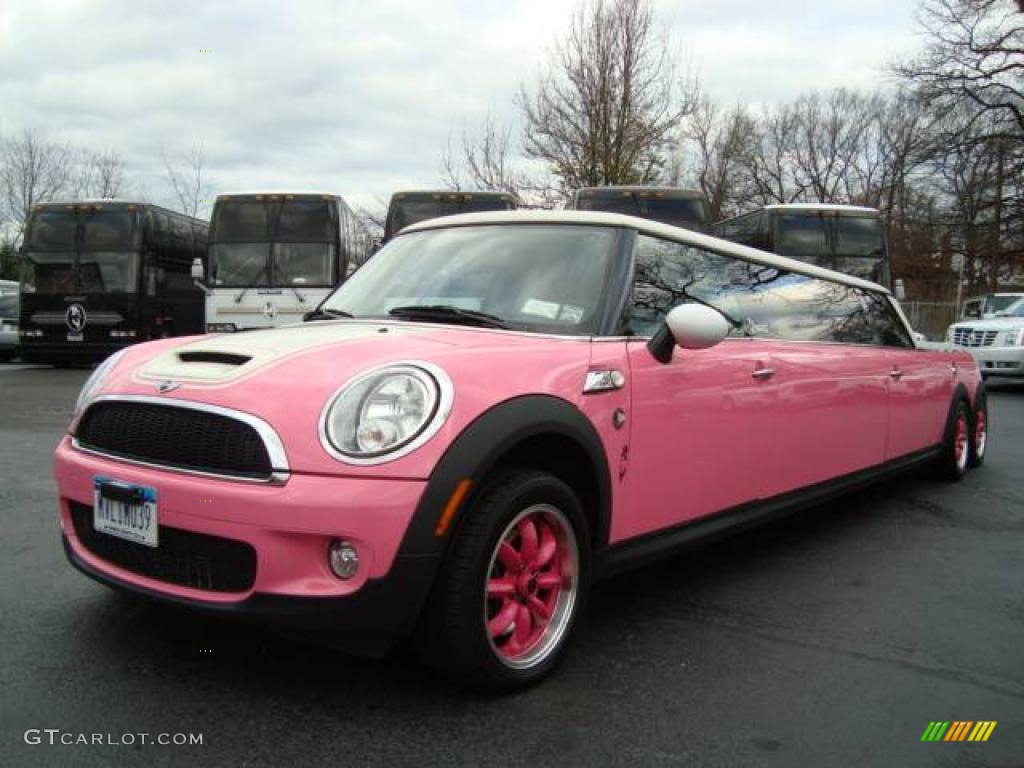 Custom Pink Mini Cooper