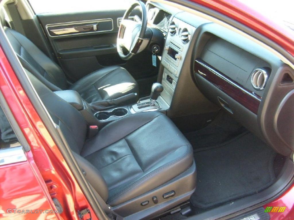 2008 MKZ AWD Sedan - Vivid Red Metallic / Dark Charcoal photo #12