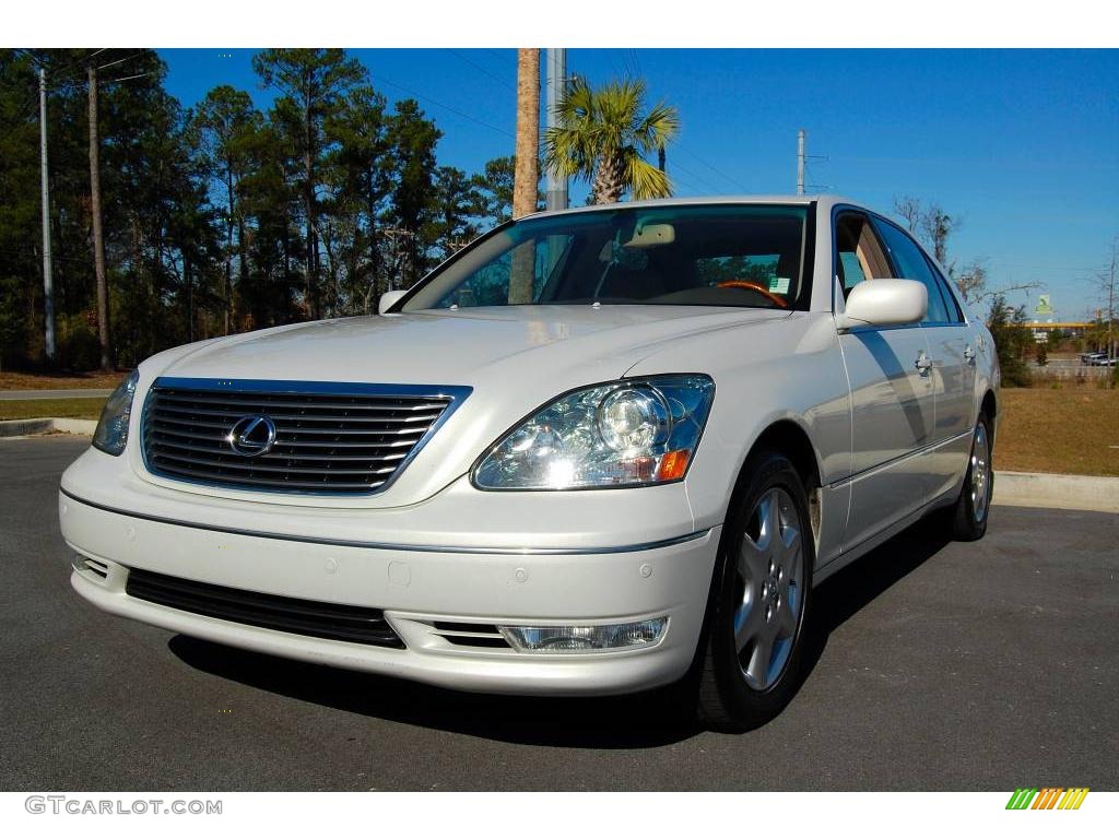 2004 LS 430 - Crystal White / Cashmere photo #1