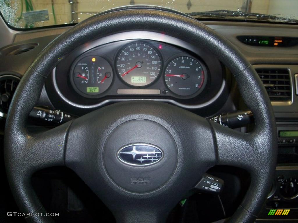 2006 Impreza 2.5i Sedan - Steel Gray Metallic / Anthracite Black photo #5