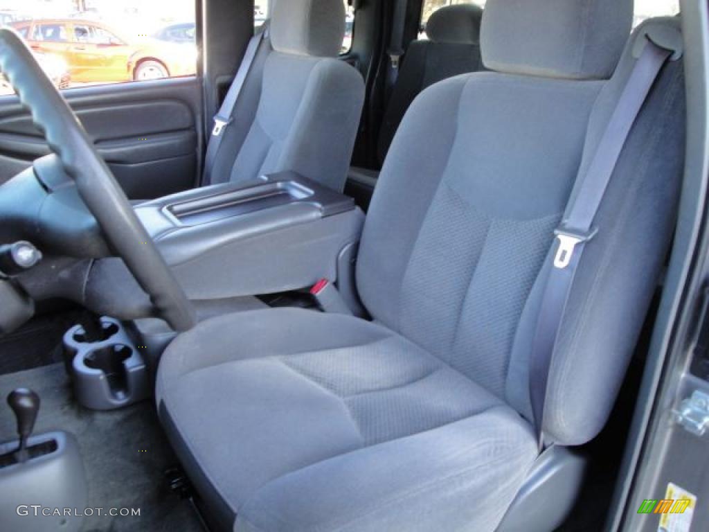 2006 Silverado 1500 LS Extended Cab 4x4 - Graystone Metallic / Dark Charcoal photo #8