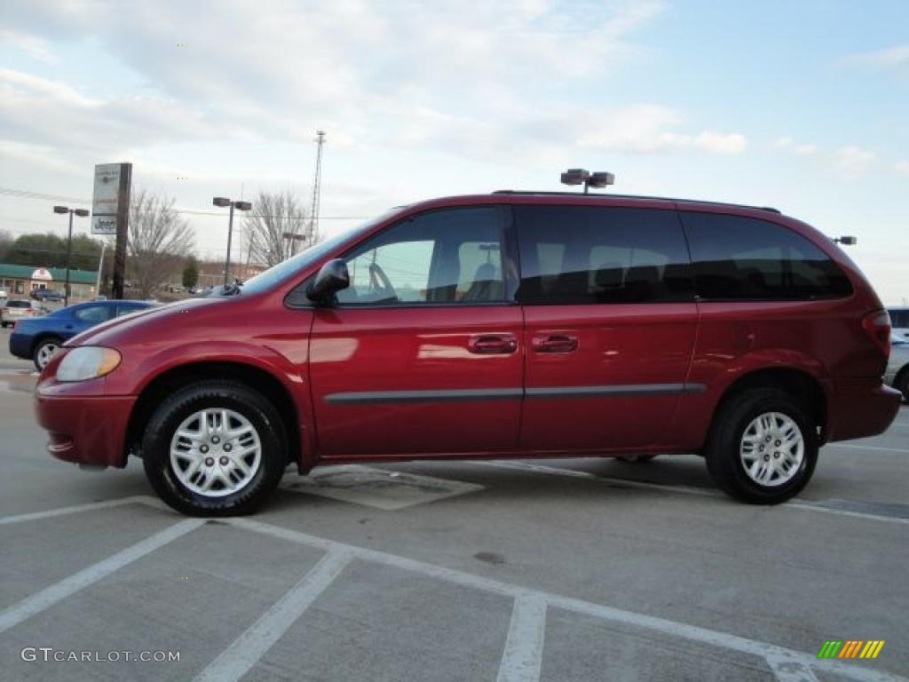 2002 Grand Caravan Sport - Inferno Red Pearl / Taupe photo #6