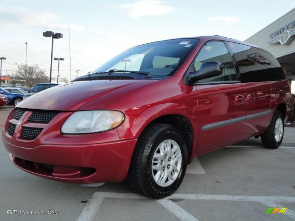 2002 Grand Caravan Sport - Inferno Red Pearl / Taupe photo #7