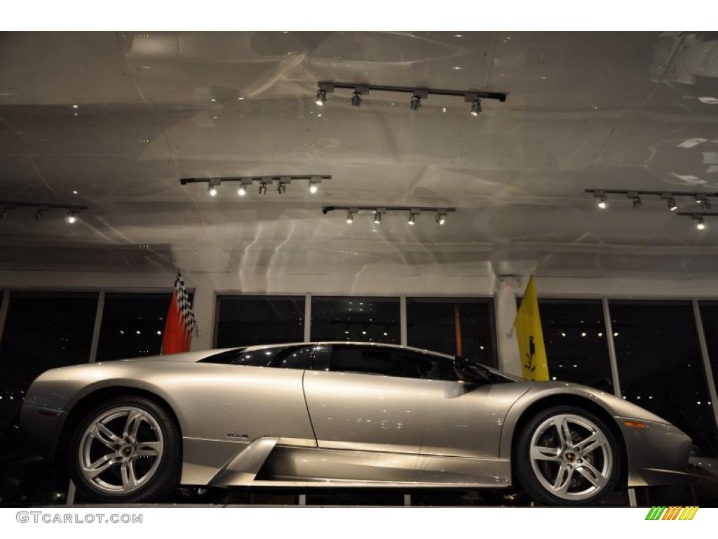 2003 Murcielago Coupe - Light Grey / White photo #23