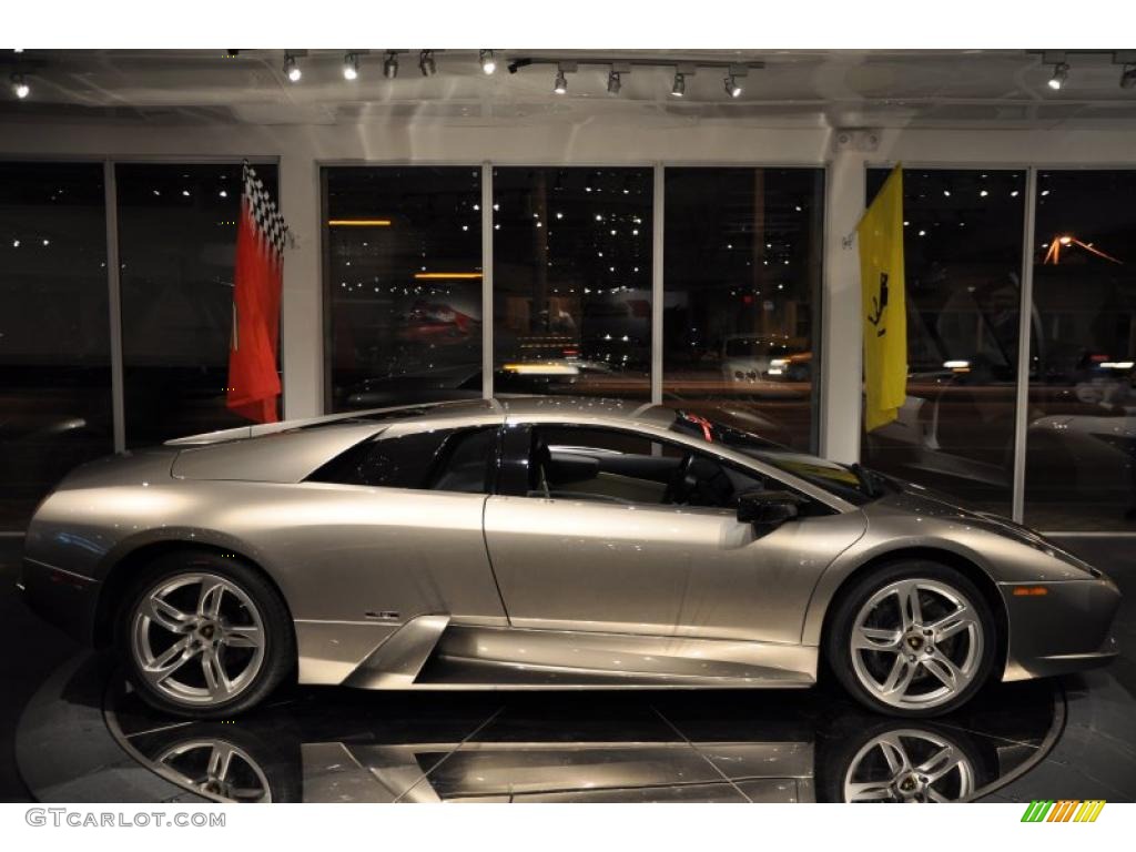 2003 Murcielago Coupe - Light Grey / White photo #31
