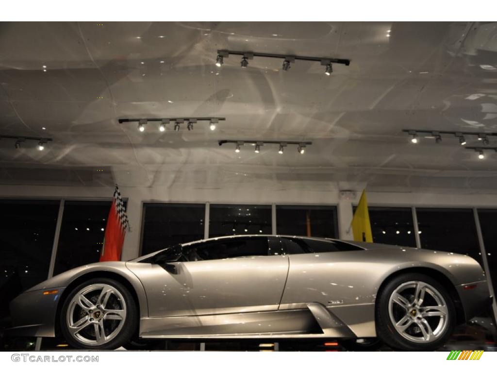 2003 Murcielago Coupe - Light Grey / White photo #32