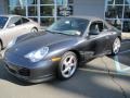 2004 Atlas Grey Metallic Porsche 911 Carrera 4S Cabriolet  photo #1
