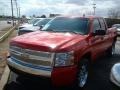 2007 Victory Red Chevrolet Silverado 1500 LS Extended Cab  photo #1
