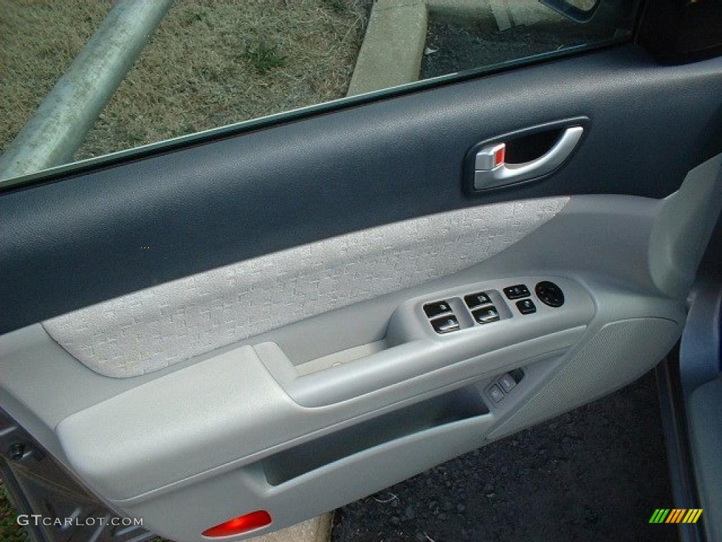 2007 Sonata SE V6 - Steel Gray / Gray photo #9