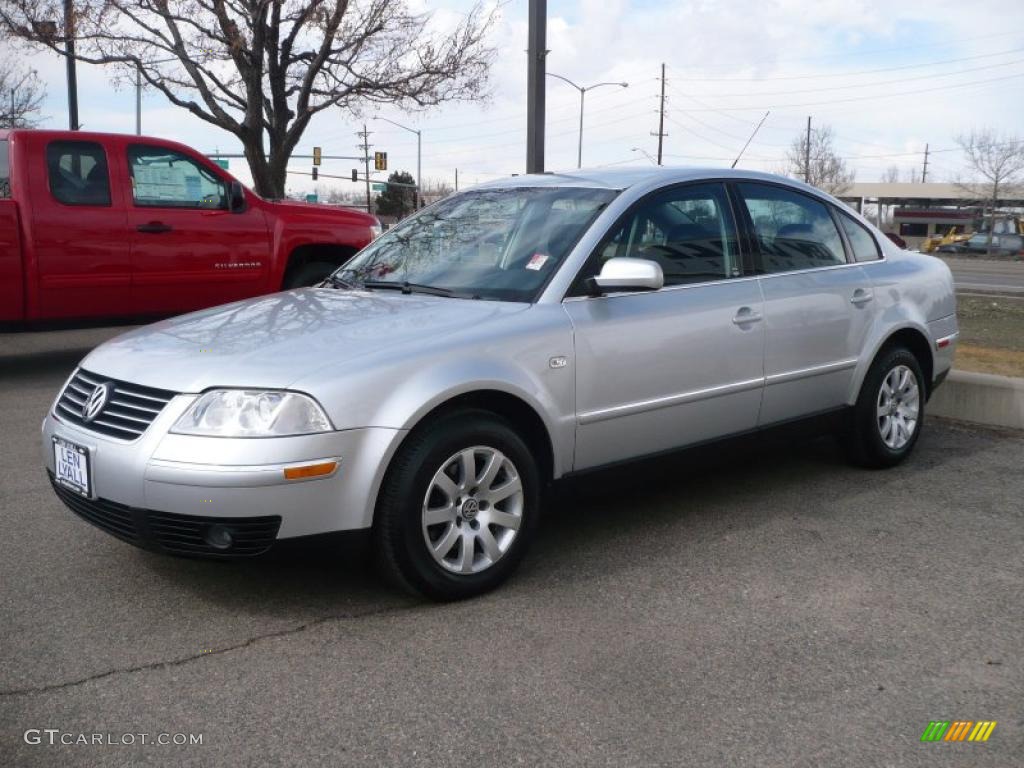 2003 Passat GLS Sedan - Reflex Silver Metallic / Black photo #3