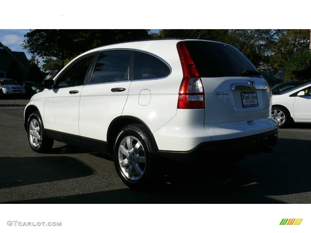 2007 CR-V EX 4WD - Taffeta White / Gray photo #4