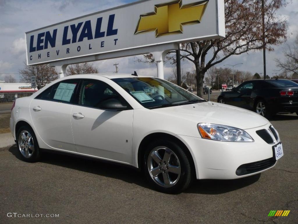 2008 G6 GT Sedan - Ivory White / Ebony Black photo #1