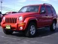 2002 Flame Red Jeep Liberty Limited 4x4  photo #3
