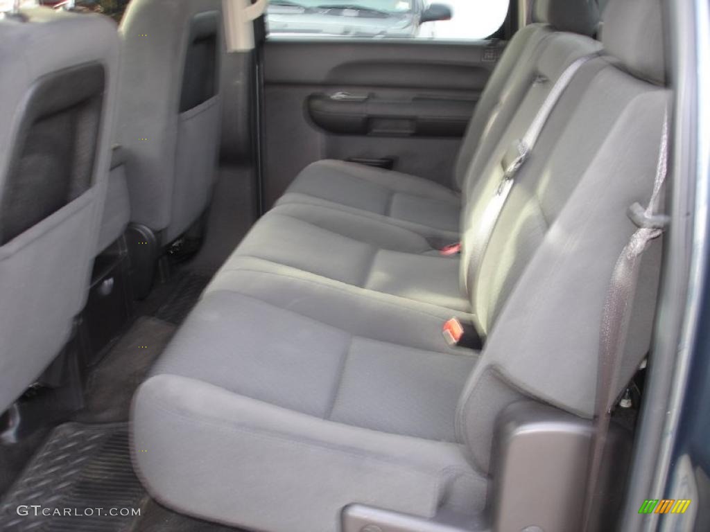 2009 Silverado 1500 LT Crew Cab 4x4 - Blue Granite Metallic / Ebony photo #13