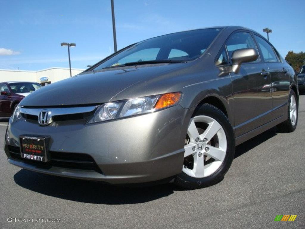 Galaxy gray metallic honda civic #2