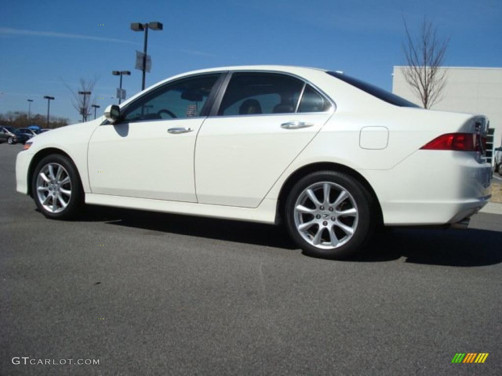 2008 TSX Sedan - Premium White Pearl / Parchment photo #3