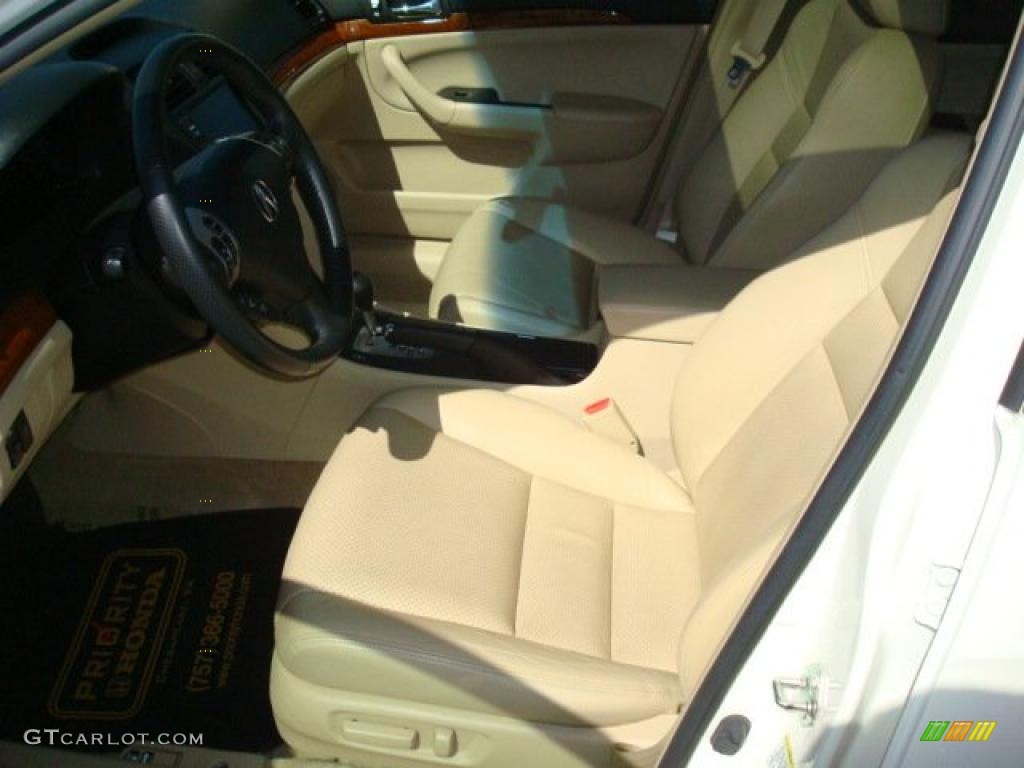2008 TSX Sedan - Premium White Pearl / Parchment photo #10
