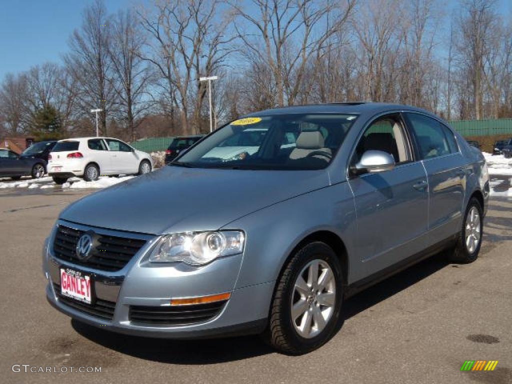 2006 Passat 2.0T Sedan - Arctic Blue Silver / Classic Grey photo #1