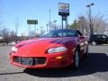 2002 Bright Rally Red Chevrolet Camaro Coupe  photo #1