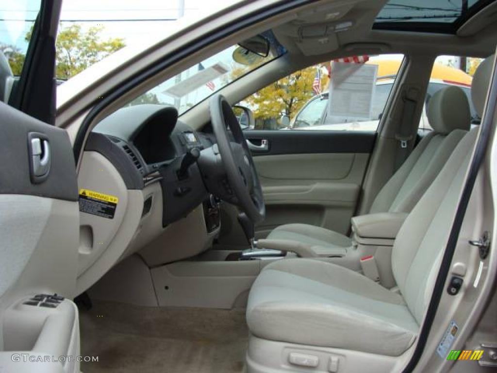 2008 Sonata GLS - Golden Beige / Beige photo #8