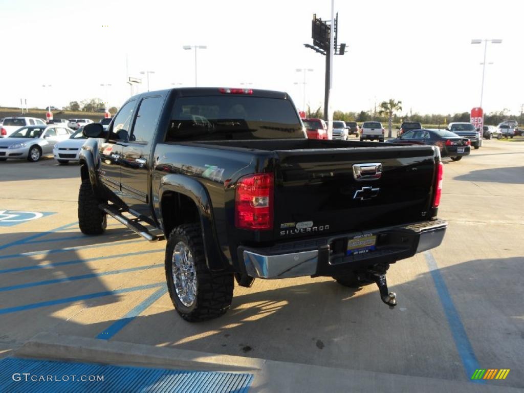 2009 Silverado 1500 LT Z71 Crew Cab 4x4 - Black / Ebony photo #3