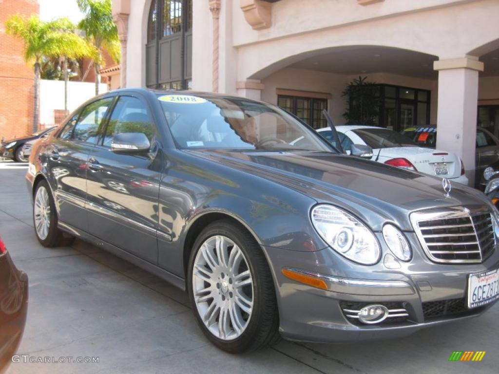 2008 E 350 Sedan - Flint Grey Metallic / Cashmere photo #1