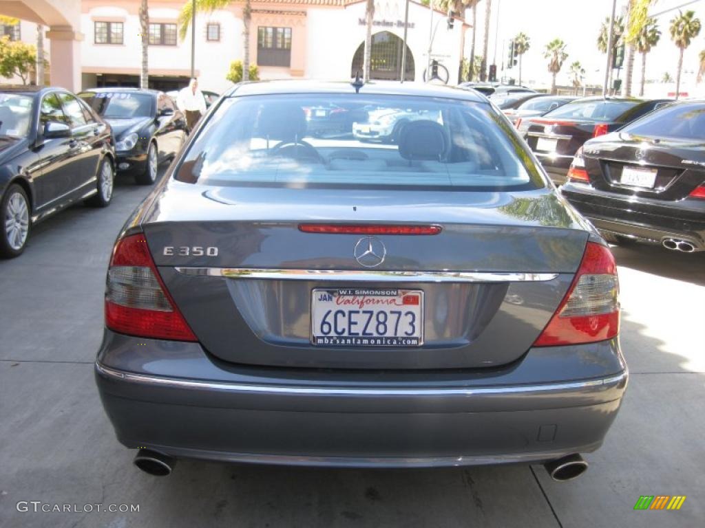 2008 E 350 Sedan - Flint Grey Metallic / Cashmere photo #3