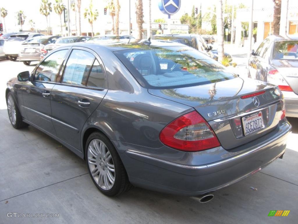 2008 E 350 Sedan - Flint Grey Metallic / Cashmere photo #4