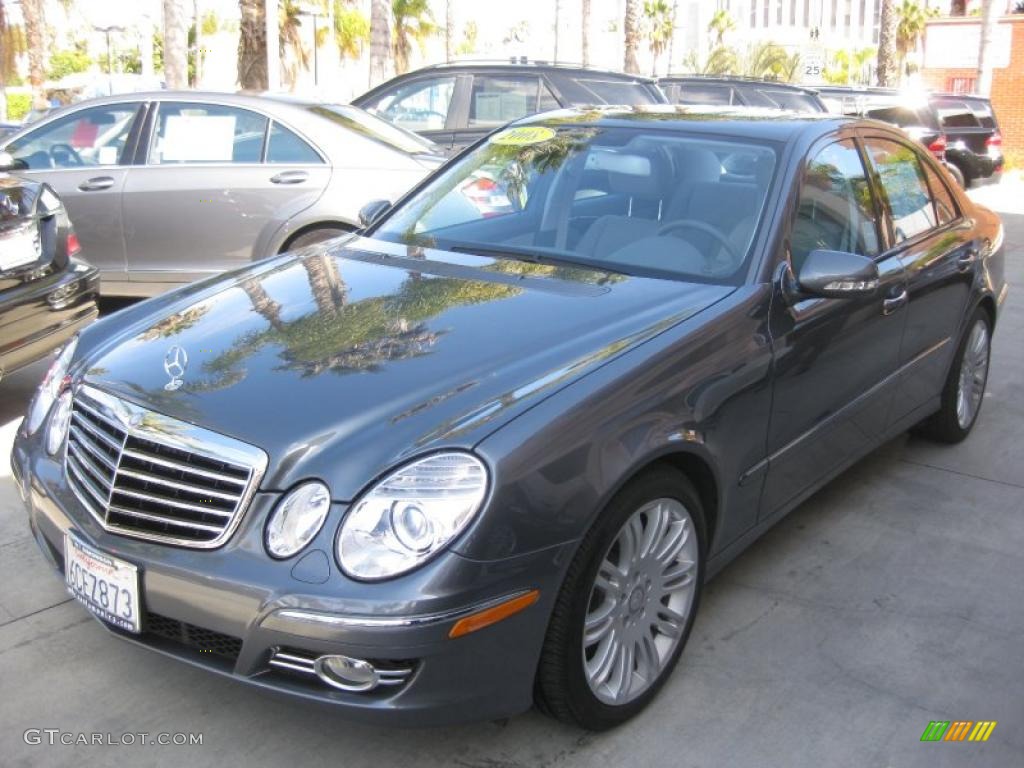 2008 E 350 Sedan - Flint Grey Metallic / Cashmere photo #5