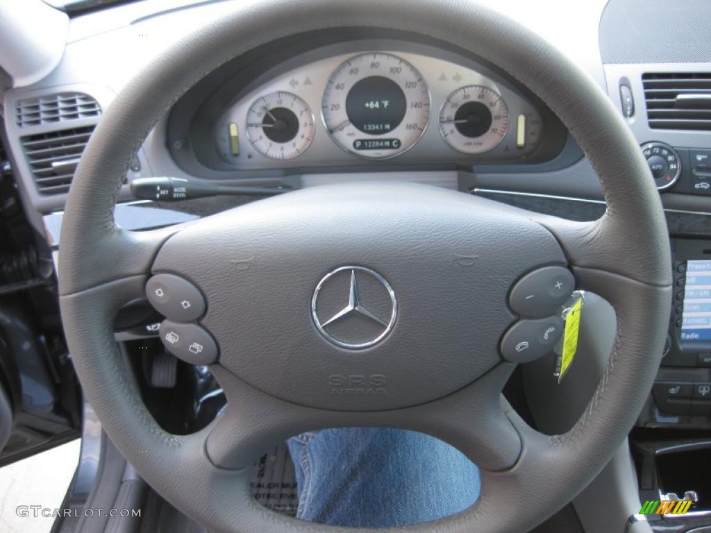 2008 E 350 Sedan - Flint Grey Metallic / Cashmere photo #14