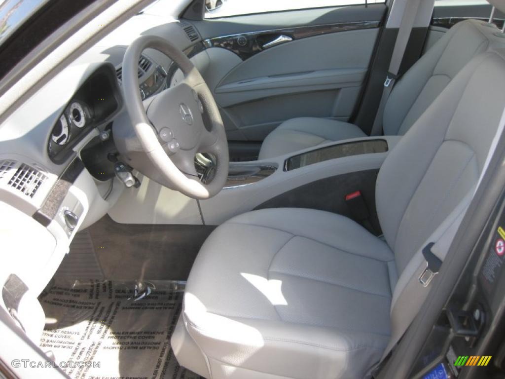 2008 E 350 Sedan - Flint Grey Metallic / Cashmere photo #15