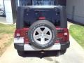 2008 Red Rock Crystal Pearl Jeep Wrangler Unlimited Sahara 4x4  photo #4